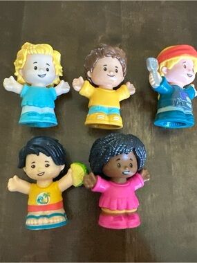 Little People Lot of 5 Careers Kids Taco Chef African American Girl Boys